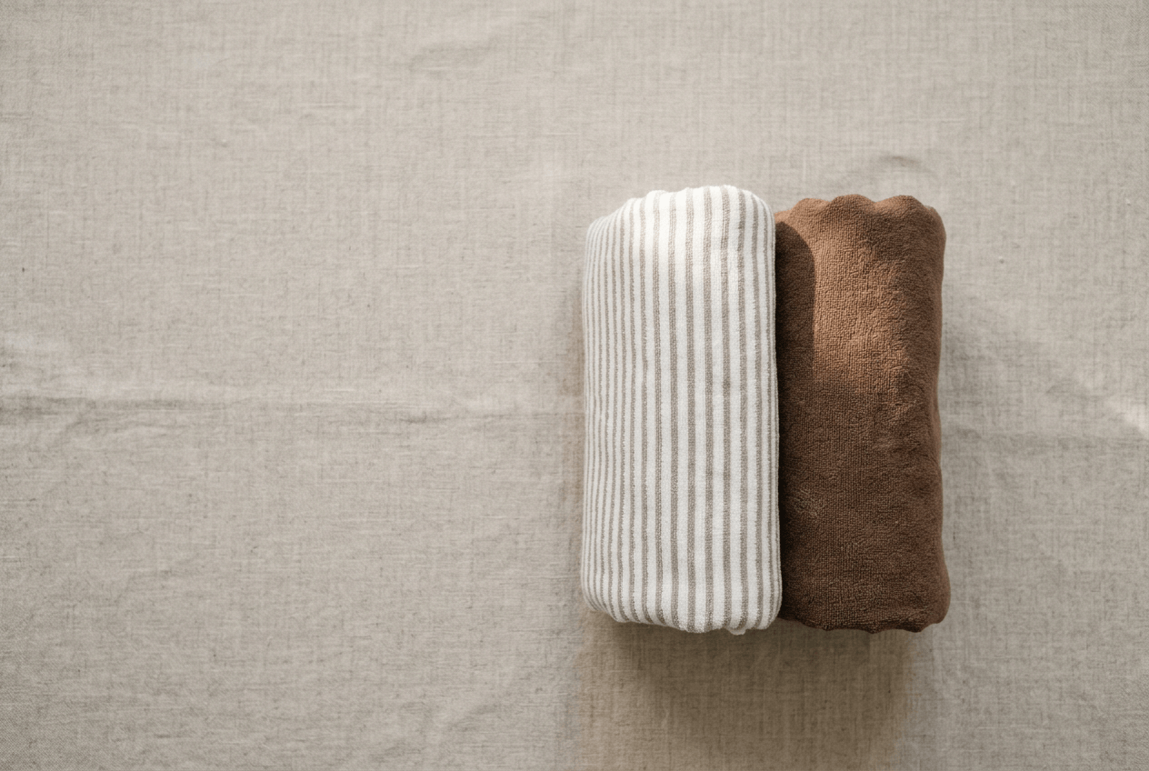 A small badge for carefully finished cotton textiles.
